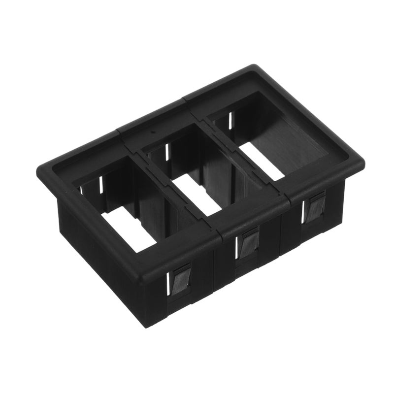 Universal Black Plastic Rocker Panel Housing Easy Install Toggle Mount For Vehicles Boats RVs - Image 2