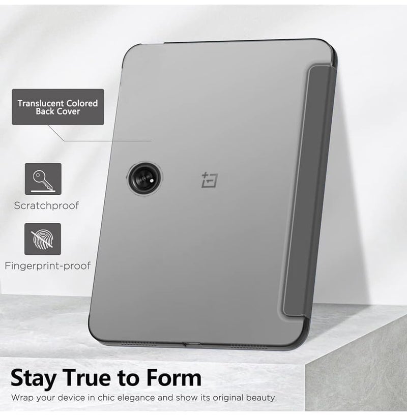 ProElite Case Cover for OnePlus Pad Lite 11 inch Case, Smart Flip Case Cover for OnePlus Pad Lite 11 inch Case Translucent Back with Stylus Pen [Auto Sleep Wake Feature], Black - Image 3
