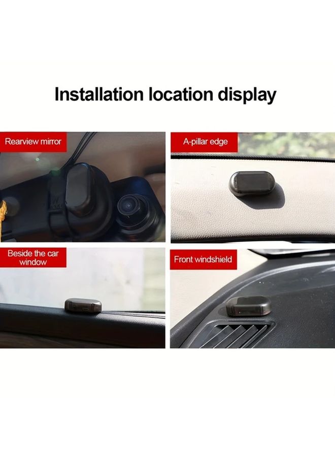 4Pcs Red Blue LED Car Interior Trim Lights Easy To Install - Image 5