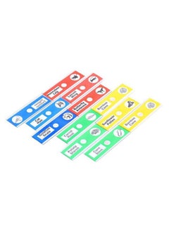 NIBEMINENT 12-Piece Prepared Microscope Animal Printed Slides Set Multicolour  - Image 1