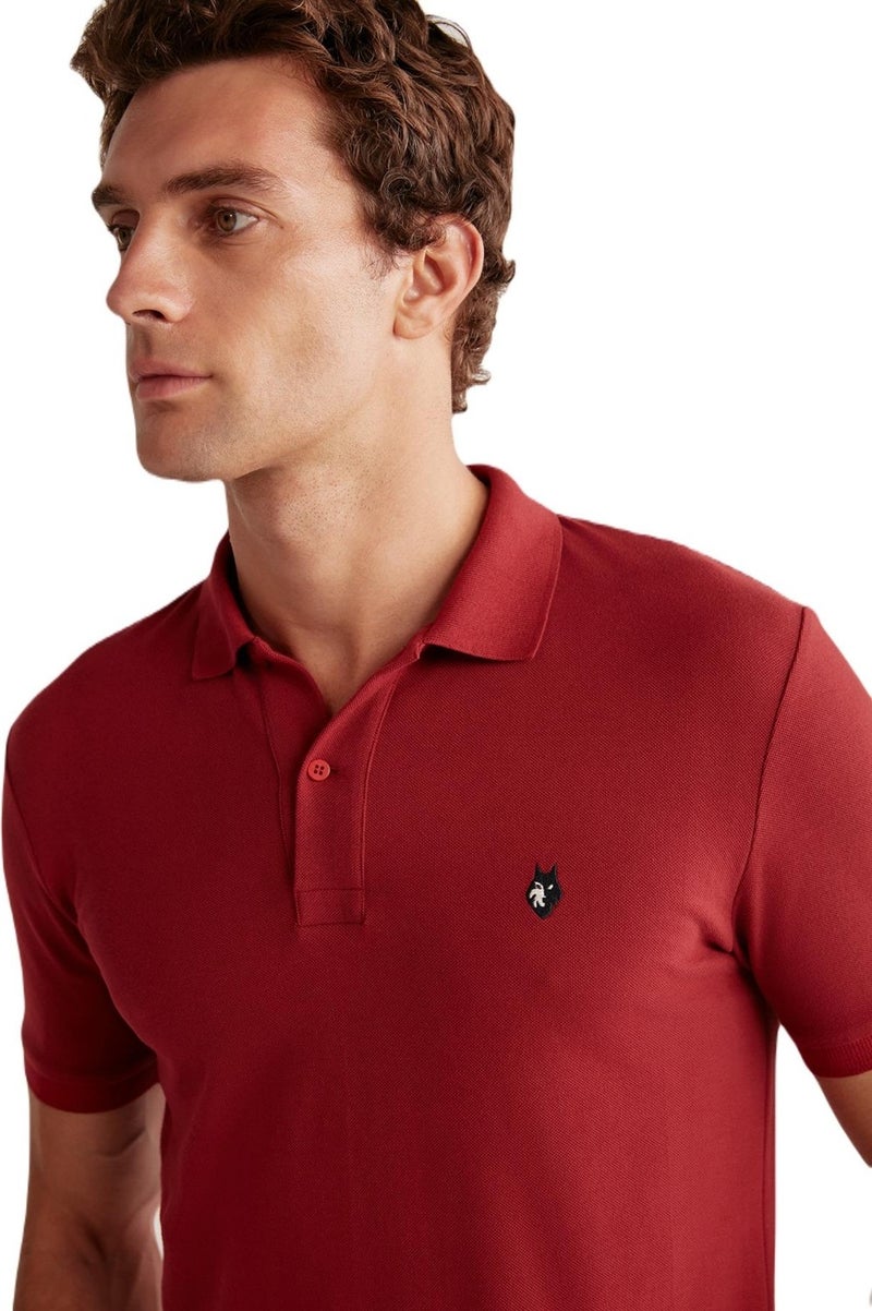First Touch Men's Claret Red Pajama Set 400  - Image 3