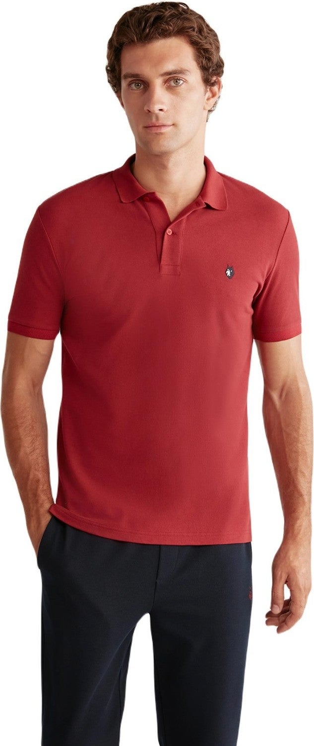First Touch Men's Claret Red Pajama Set 400  - Image 2