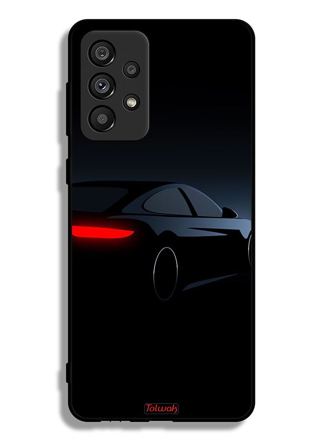 Tolwak Samsung Galaxy A73 5G Protective Case Cover Dark Car - Image 1