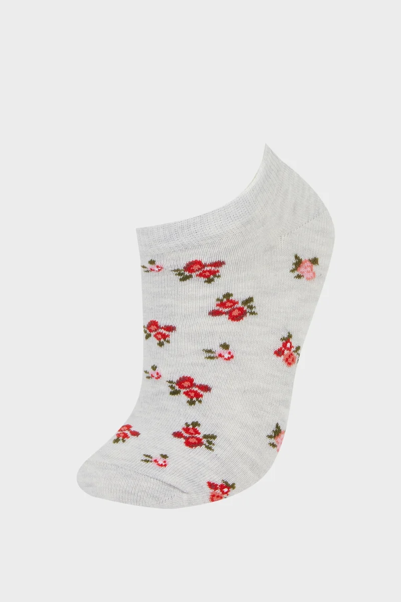 Defacto  Woman 5 Piece Cotton Ankle Socks for Women | Best Price UAE