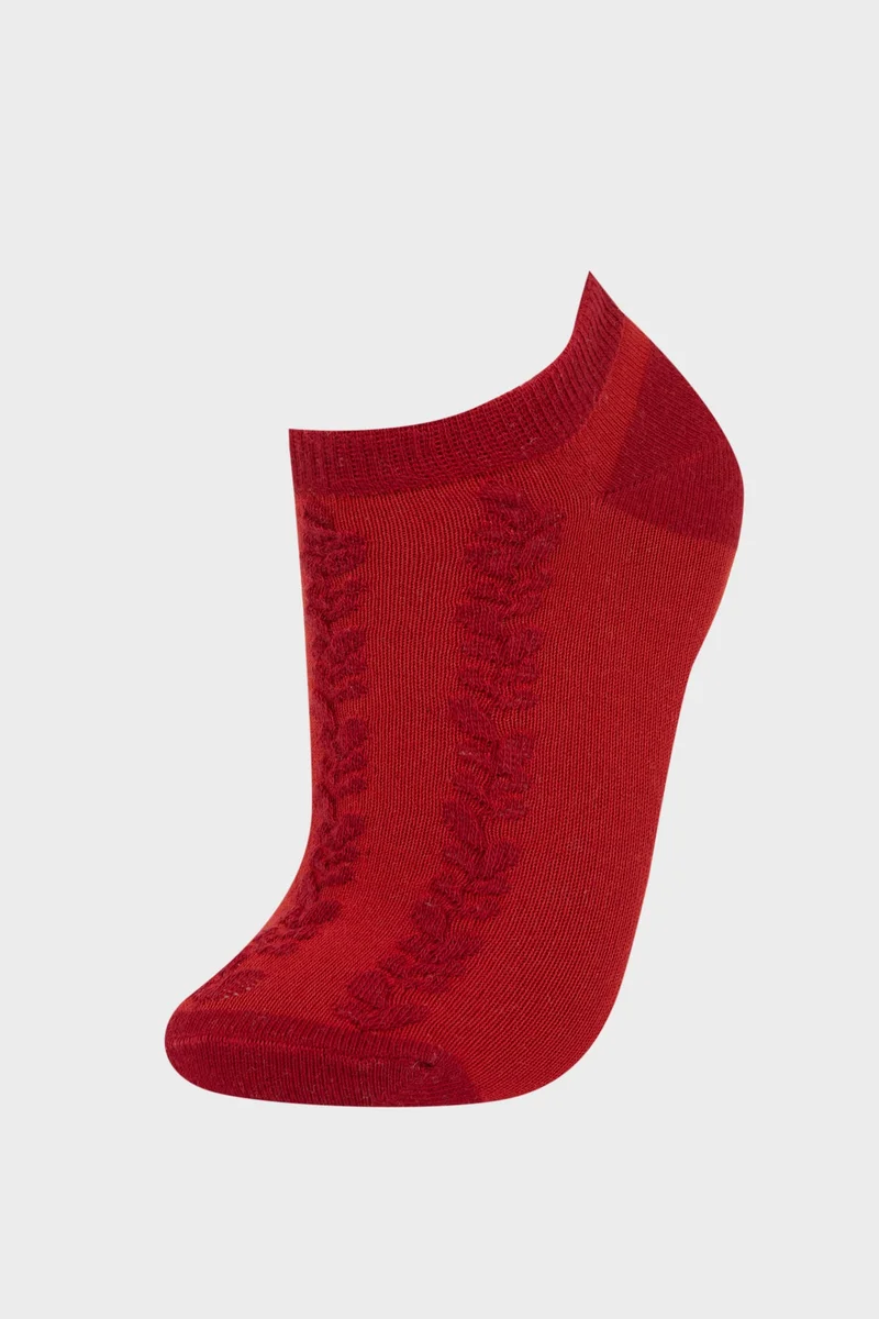 Defacto  Woman 5 Piece Cotton Ankle Socks for Women | Best Price UAE