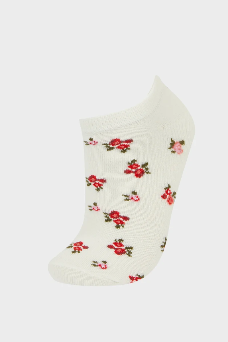 Defacto  Woman 5 Piece Cotton Ankle Socks for Women | Best Price UAE