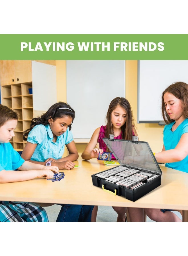 ALKOO 2200+ Large Trading Card Storage Box Case Holder for Kids Against Maturity, C.A.H MTG Deck Organizer for Cards Against Humanity/for Magic The Gathering Sports Cards& Expansions - Image 4