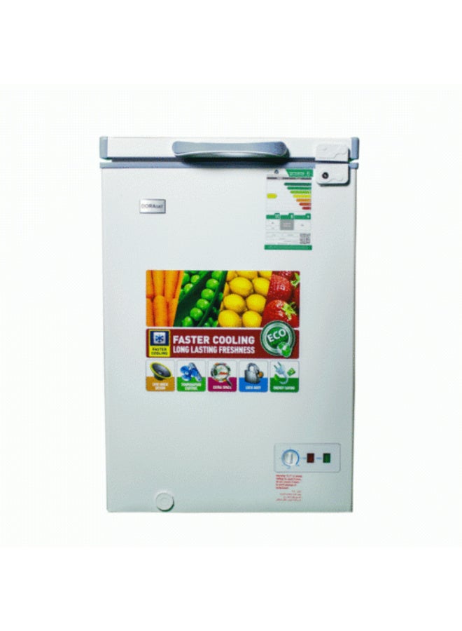 Dora Sat Chest Freezer - 3.5 cu. ft. - White - DS100FW - Image 1