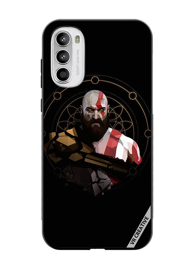 VR CREATIVE Protective Case Cover For Motorola Moto G82 God Of War, Kratos Design Multicolour - Image 1