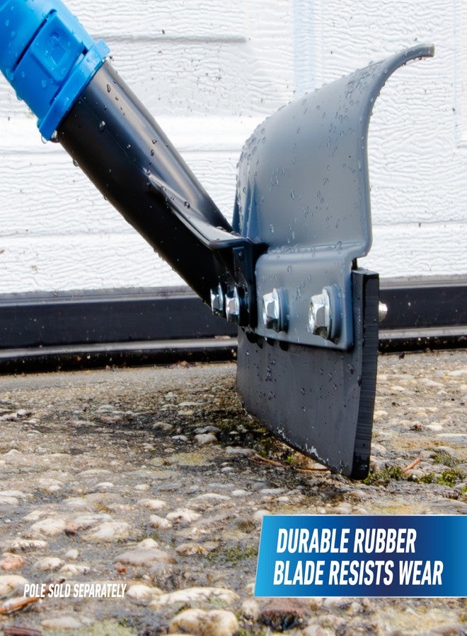 Unger Professional Lock-On 22 in. Curved AquaDozer Rubber Floor Squeegee with Ez Extend Pro Telescopic Pole, Lightweight Rubber Durable Squeegee for Tile, Smooth Concrete, Basements - Image 2