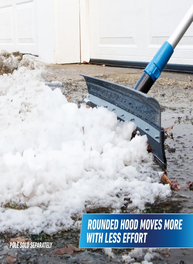 Unger Professional Lock-On 22 in. Curved AquaDozer Rubber Floor Squeegee with Ez Extend Pro Telescopic Pole, Lightweight Rubber Durable Squeegee for Tile, Smooth Concrete, Basements - Image 3