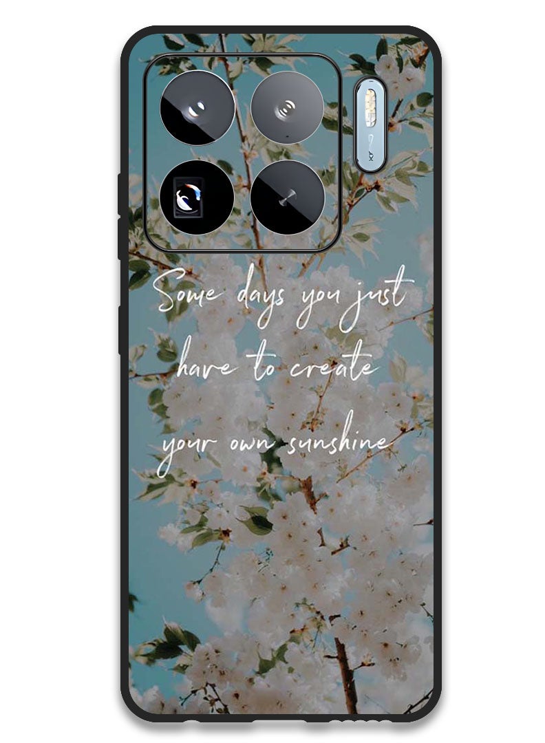 Theodor Case Compatible with Xiaomi 15S Pro 6.73 Inch Protection Shockproof Bumper Cover Create your sunshine - Image 1