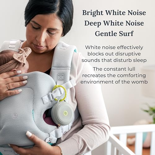 Yogasleep Hushh Portable White Noise Sound Machine for Baby, 3 Soothing Natural Sounds with Volume Control, Compact Size, Noise Canceling for Sleep Aid, Office Privacy, & Meditation, Registry Gift - Image 3