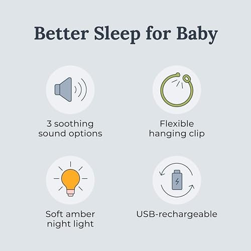 Yogasleep Hushh Portable White Noise Sound Machine for Baby, 3 Soothing Natural Sounds with Volume Control, Compact Size, Noise Canceling for Sleep Aid, Office Privacy, & Meditation, Registry Gift - Image 2