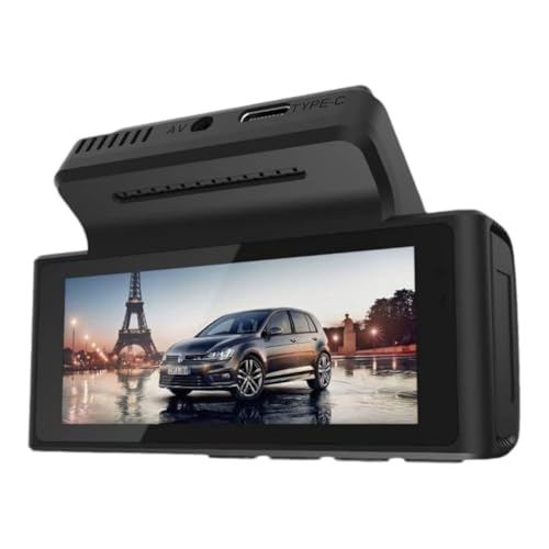 YOURKARTS.COM M2 Dash Cam–IPS 3.16" Screen | Dual cam | 4k+5MP+1080P | HD Recording | WiFi|App Control|G-Sensor | Loop Recording | Motion Detection | Upto 256 GB |18 Month Warranty - Image 1