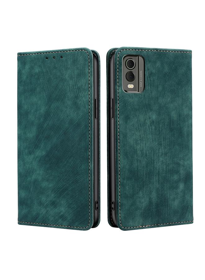 اس-توب جراب هاتف Nokia C32 RFID مضاد للسرقة مصنوع من الجلد المغناطيسي - Image 1