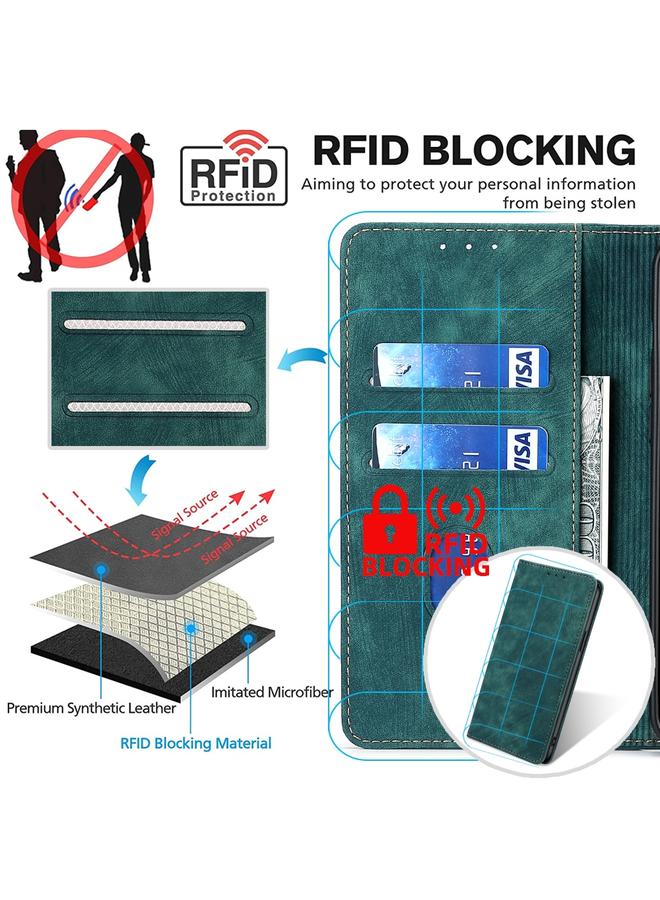 اس-توب جراب هاتف Nokia C32 RFID مضاد للسرقة مصنوع من الجلد المغناطيسي - Image 5