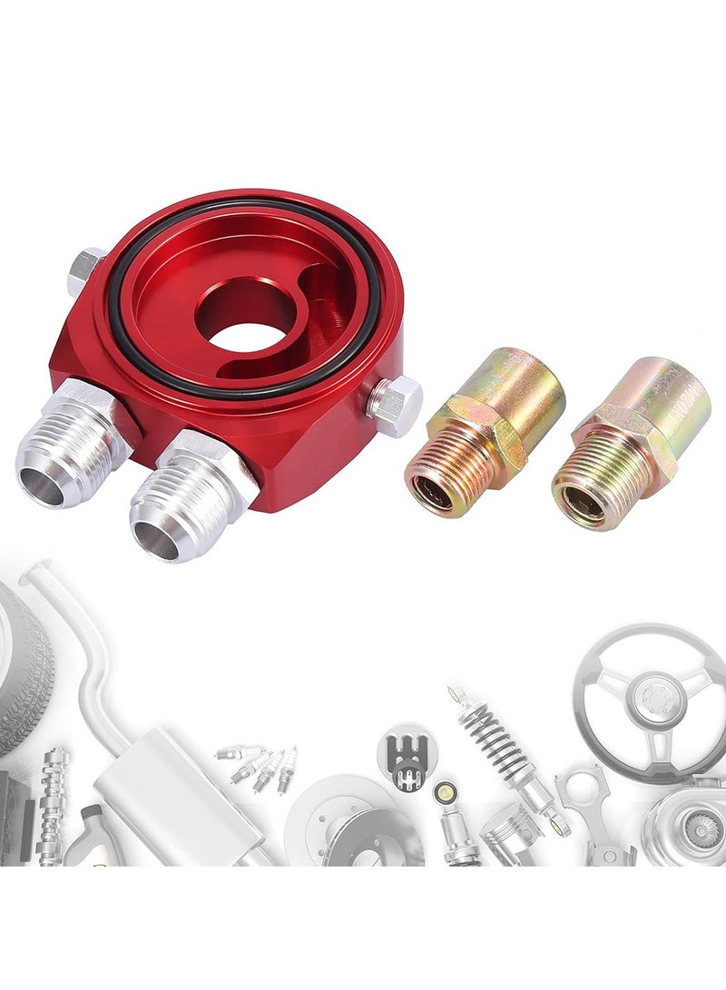 general Automotive modification oil filter sandwich adapter kit for cooler plate suitable for AN10/8 aluminum oil filter and oil cake - Image 3