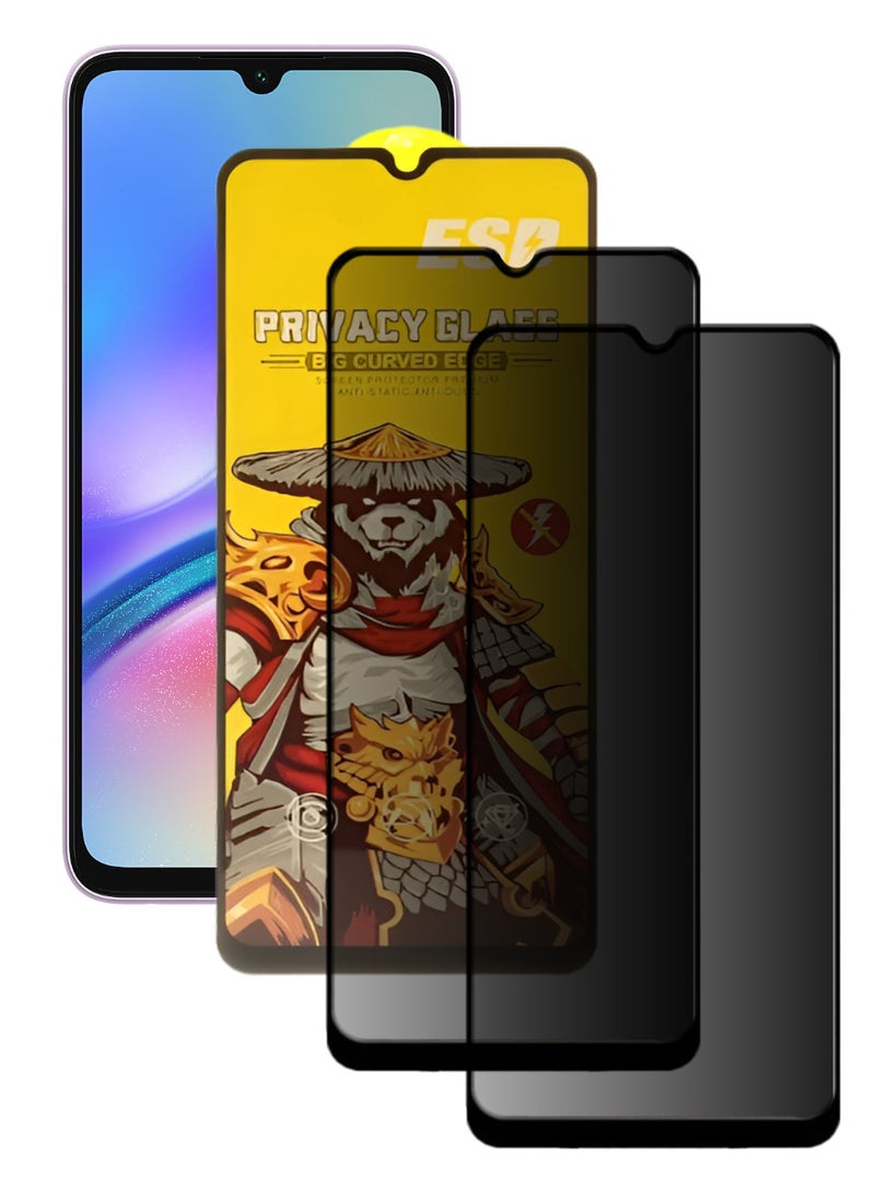 ESD 2 Pieces Tempered Dustproof Privacy Glass Screen Protector Compatible For Samsung Galaxy A05s - Image 1