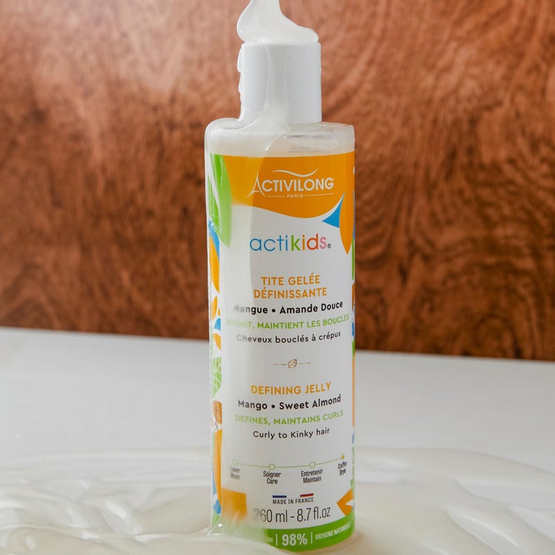 Activilong Actikids Defining Gel â€“ The Ideal Gel for Endlessly Defined and Bouncy Curls â€“ Enriched with Organic Sweet Almond Oil and Mango Butter â€“ Non-Greasy and Leaves No Flakes â€“ 300 ml. - Image 2
