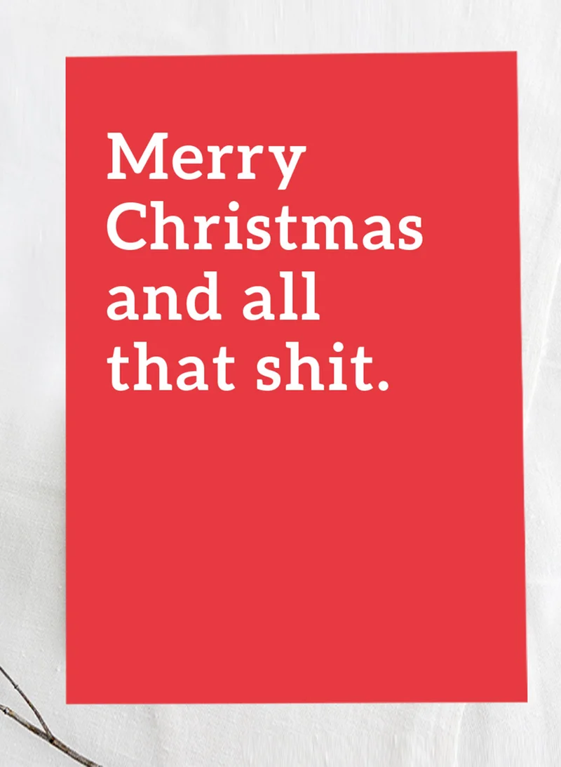 Share the Love Merry Christmas Kinda, Christmas Greeting Card