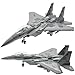 ENHANA Fighter Jet Building Block Set 227 Pcs F15 Eagle Fighter Jet Building Toys Set Building Block Plane Toy for Kids Older Than 6 and Adults Compatible with All Building Bricks - Image 3