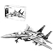 ENHANA Fighter Jet Building Block Set 227 Pcs F15 Eagle Fighter Jet Building Toys Set Building Block Plane Toy for Kids Older Than 6 and Adults Compatible with All Building Bricks - Image 2