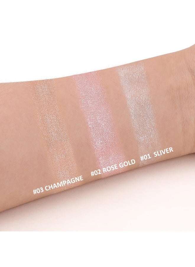 Boobeen Liquid Highlighter - Shine Shimmer Makeup Bronzer Smooth Glow Illuminator Drops Liquid Highlighter Nude Glow Glitter Illuminizing Contour for Face & Body, for Radiant Skin - Image 3