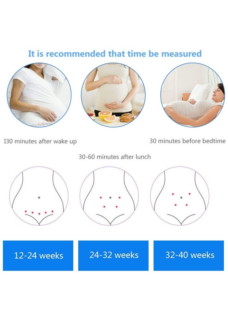 VIVP Portable Ultrasound Doppler Fetal Heart Rate Monitor with LCD Screen - Image 5