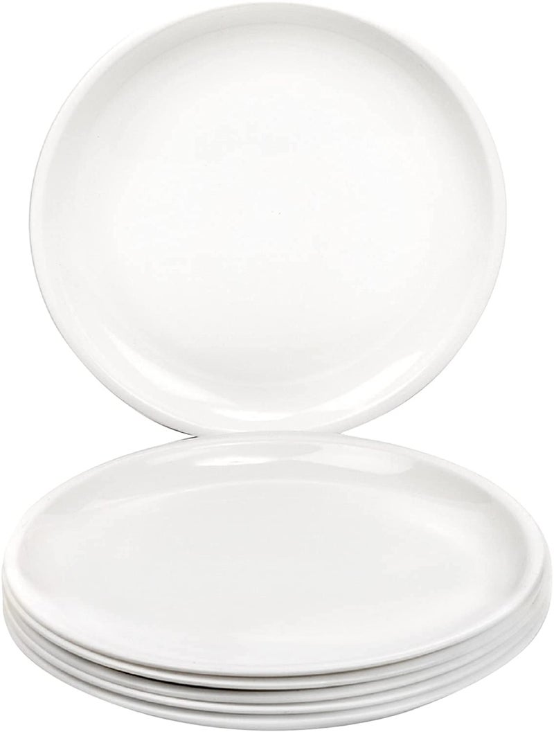 Coolkart Acrylic Dinner Serving Plate Platter Foodgrade 107 inches White Color 4 Pcs - Image 3