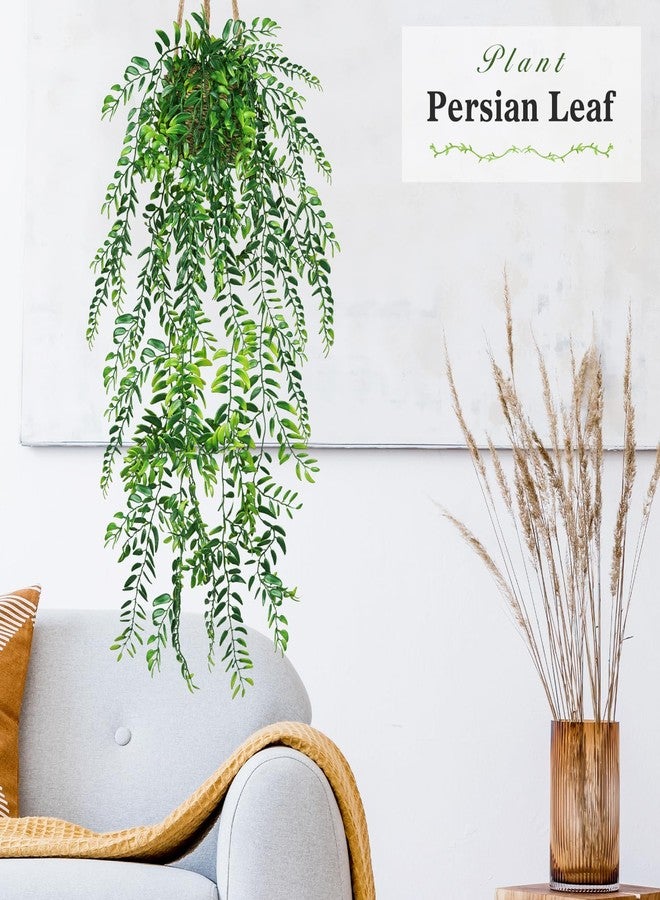 HOTOOLME Fake Hanging Plants, 3 Pack Artificial Hanging Plants in Basket, Fake Potted Plant Indoor for Wall Living Room Office Kitchen Bedroom Bathroom Home Decor - Image 5