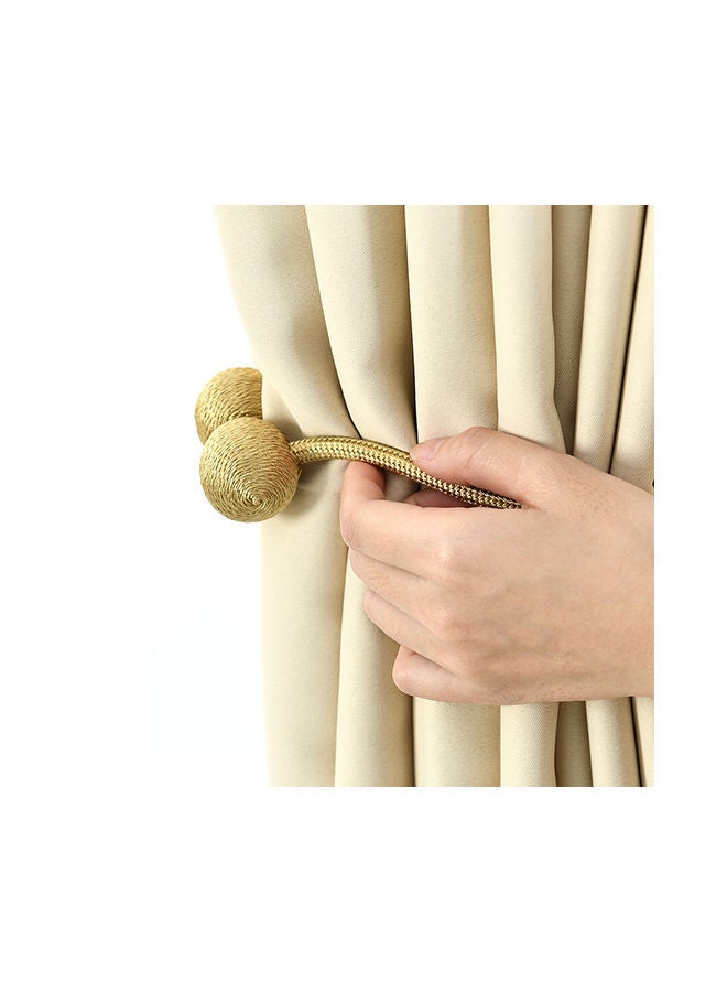 NIBEMINENT 2-Piece Strong Magnetic Twist Ties Magnet Cord Winder Set Gold - Image 5