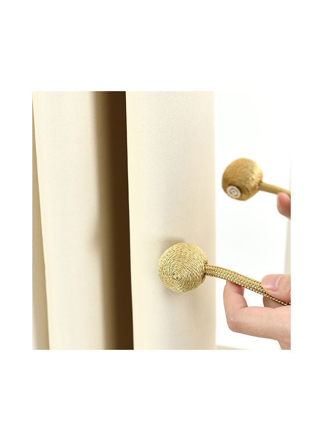 NIBEMINENT 2-Piece Strong Magnetic Twist Ties Magnet Cord Winder Set Gold - Image 4