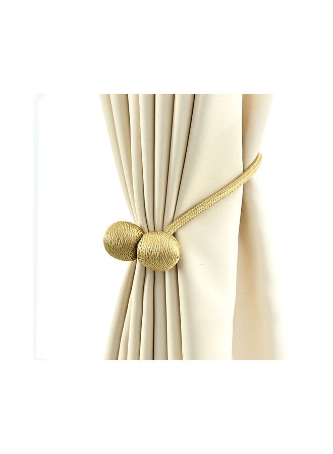 NIBEMINENT 2-Piece Strong Magnetic Twist Ties Magnet Cord Winder Set Gold - Image 3