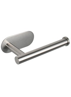 Bukela Toilet Paper Holder Self Adhesive, Premium Thicken Stainless Steel Rustproof Adhesive Toilet Roll Holder no Drilling for Bathroom, Kitchen, Washroom (1 Pack, Brushed Nickel)  - Image 1