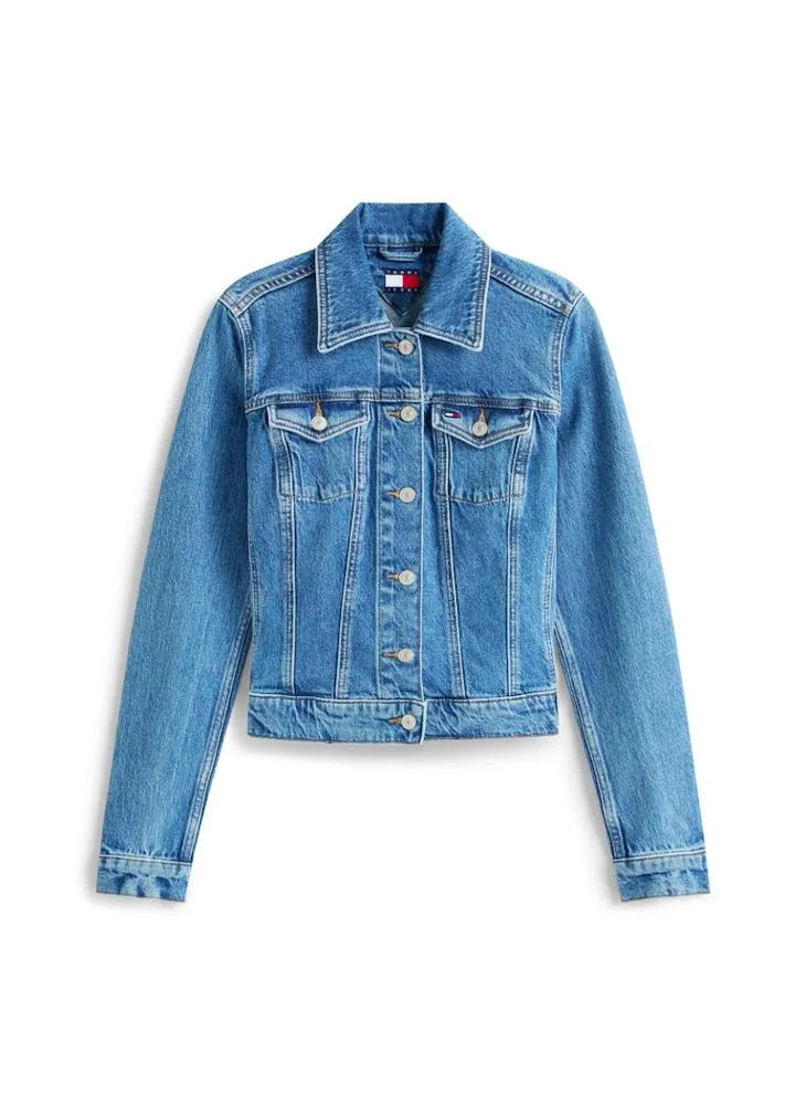 TOMMY JEANS  Logo Denim Jacket for Women | Best Price UAE