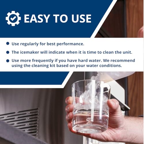 Profile GE Profile Opal | Cleaning Supplies Kit for Opal Nugget Ice Maker | Ice Machine Cleaner Kit Includes (1) 5 oz Bottles of Cleaning Solution, (1) Cleaning Cloth,Green - Image 5