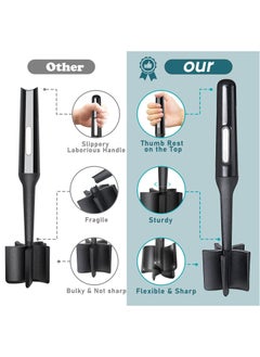 Mmmon Professional Heat Resistant Nylon Meat and Potato Masher,Safe for Non-Stick Cookware,10-Inch(Black)  - Image 3