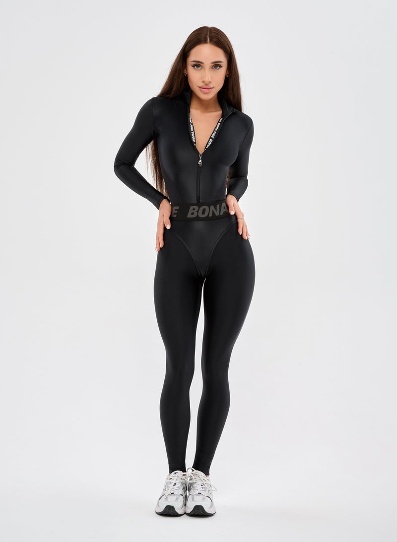 Bona Fide Bona Fide Premium Quality Workout Rompers and Jumpsuits for Women - Bodysuit with Lifting - Activewear Jumpsuit  - Image 1