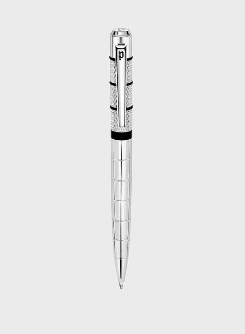 POLICE Silver Metal Ballpoint Pen Stylish