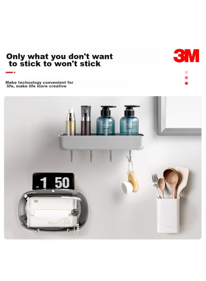 3M 3M Double-Sided Tape, Strong Adhesive, Traceless, Heat-Resistant, 4910, Suitable For Office, Home Decoration, Daily Use, Car-Mounted, Transparent, Strong Version, 30Mm*3M, Single Roll - Image 2