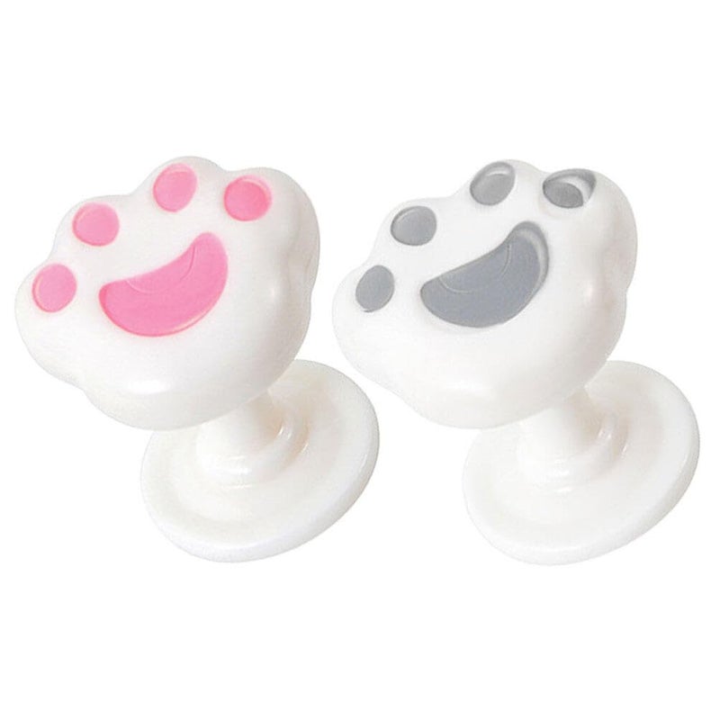 Cat Shape Toilet Tank Button Easy Install Bathroom Push Tool Mixed Color - Image 2