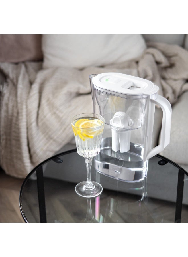 Wessper D3 Slim AquaClassic Water Filter Jug 2.7 L – White - Image 4