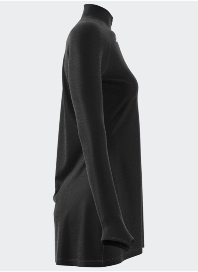 Adidas بلوزة سباحة بأكمام طويلة و3 خطوط  - Image 3