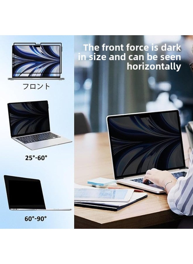 Suitable For MacBookair/pro13 Inch Apple Computer Nano Adsorption Anti-peep Film Removable Washable Film-Color:180 Degree Privacy Frame Tape Bottom Plate-Dimensions:MacBook Pro 13.3 "2022 (299*195)mm - Image 3