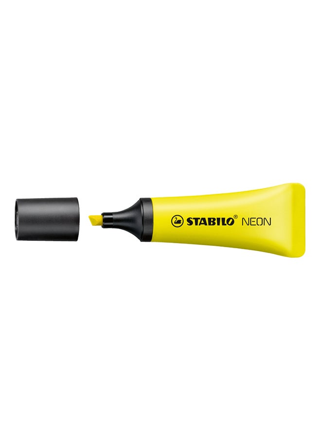 STABILO Neon Highlighter Pen in Yellow Color , for Journal Planner , Marking Dictionary, Note Taking , Drawing Illustrations , Pack of 10  - Image 2