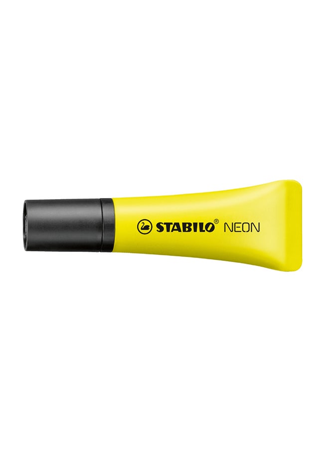 STABILO Neon Highlighter Pen in Yellow Color , for Journal Planner , Marking Dictionary, Note Taking , Drawing Illustrations , Pack of 10  - Image 1
