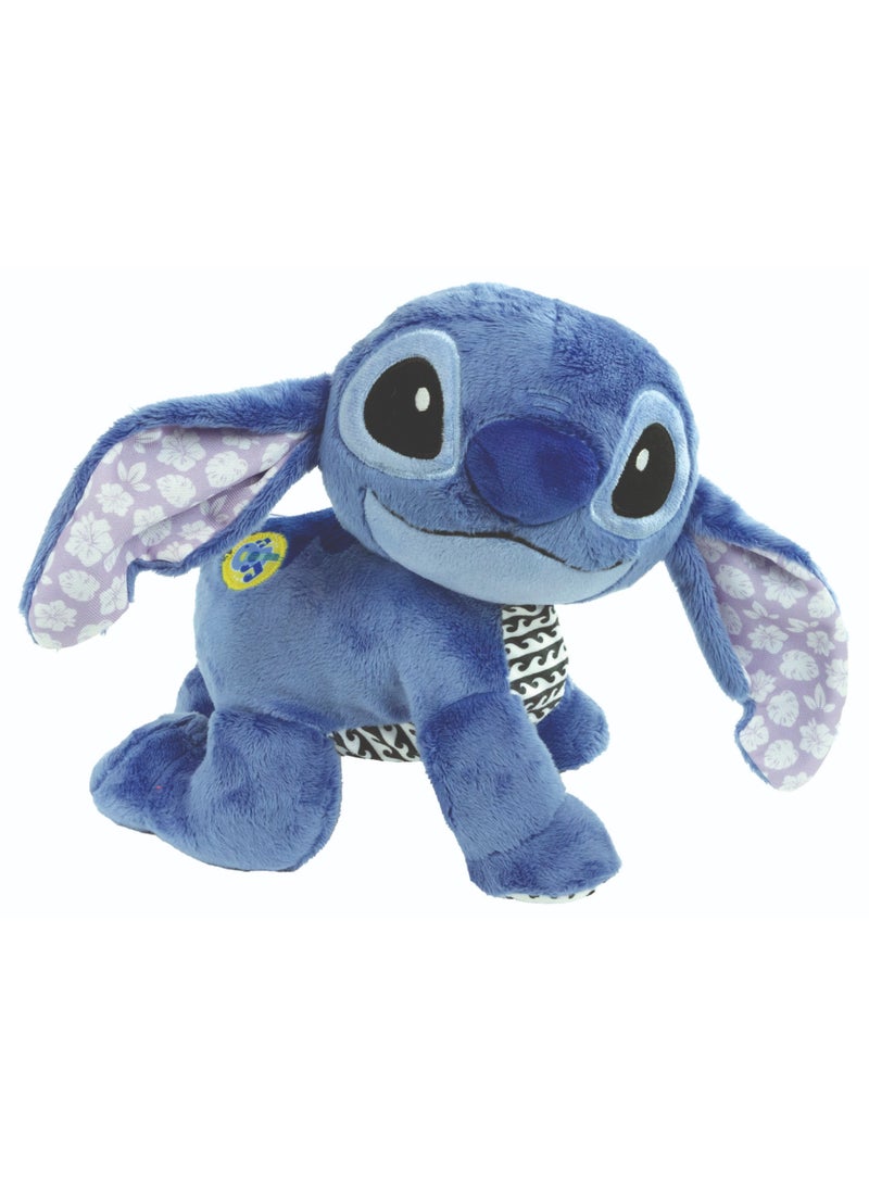 Clementoni Disney Baby Stitch Crawl with Me Interactive Plush Toy, Battery Operated | Encourage Baby to Crawl | Stitch Wiggles, Giggles, and Crawl | Early Development Toy | Helps with Motor Skill Development | Perfect Gift for Baby and Toddler - Image 2