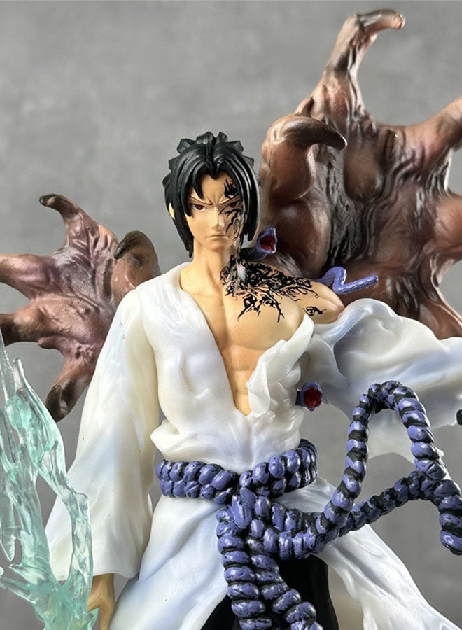 Halamodo Naruto Iron Curtain Sasuke Sporting Intricate Designs, Anime Collectible Figurine, Decoration and Gift Treasure - Image 3