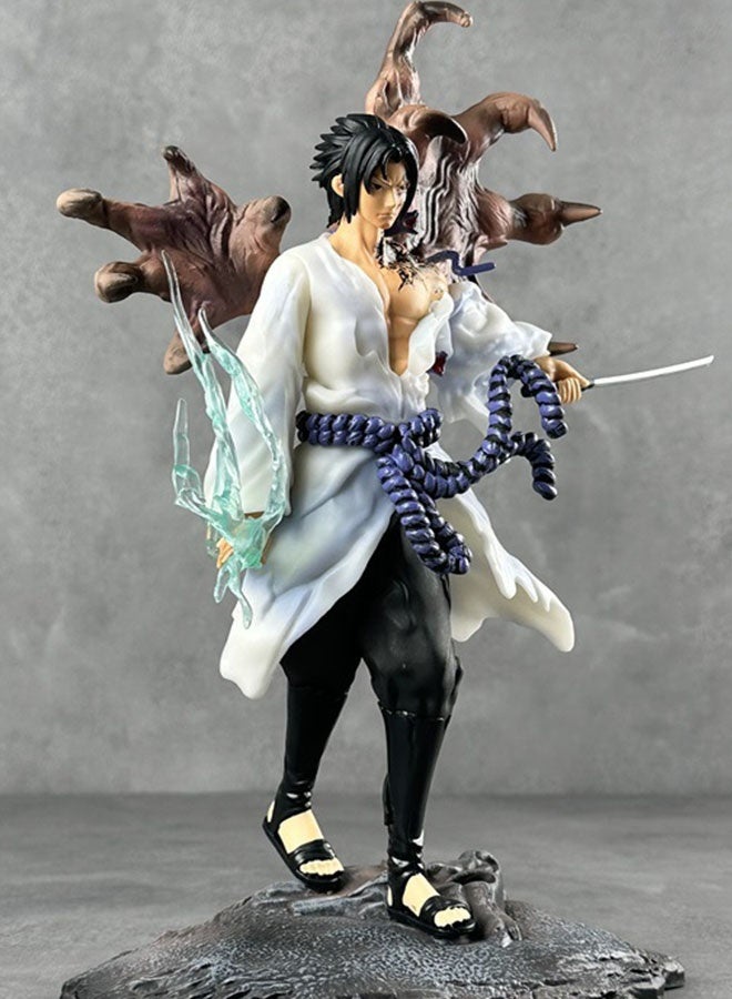 Halamodo Naruto Iron Curtain Sasuke Sporting Intricate Designs, Anime Collectible Figurine, Decoration and Gift Treasure - Image 5